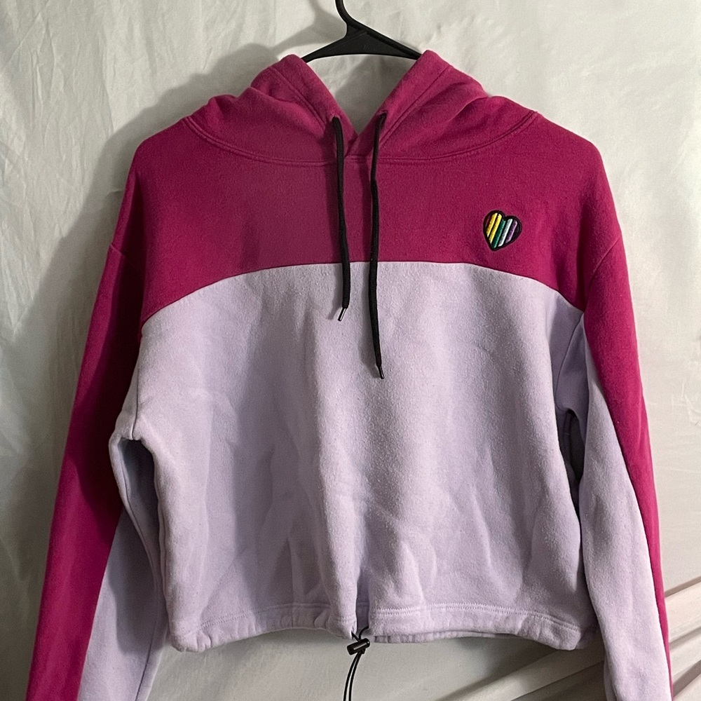 pink and purple joe boxer hoodie
